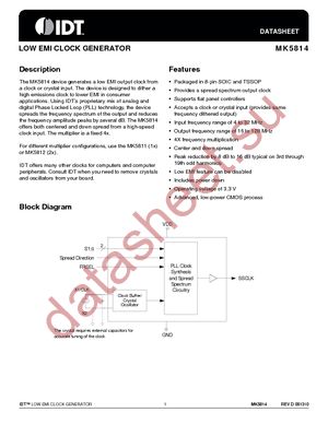 MK5814S datasheet  